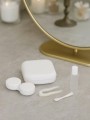 Контейнер для линз «Classic square», white