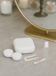 Контейнер для линз «Classic square», white