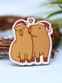 Значок ECO из дерева "Cappy new year! Love"