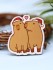 Значок ECO из дерева &quot;Cappy new year! Love&quot;