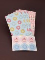 Набор подарочных пакетов+наклейки (6 шт.) "Sweets", 18*9*5.5