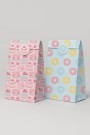 Набор подарочных пакетов+наклейки (6 шт.) "Sweets", 18*9*5.5