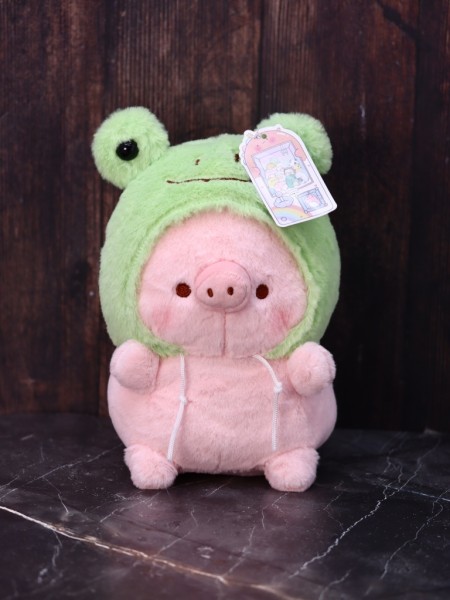 Мягкая игрушка "Frog hat pig", 20 см 