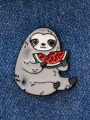 Значок металлический iLikeGift "Sloth"