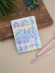 Блокнот (А5) "Unicorn fairytale", yellow (14.5*21)