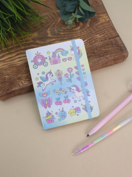 Блокнот (А5) "Unicorn fairytale", yellow (14.5*21) 