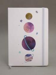 Блокнот (А5) "Universe planets", white (14.5*21)