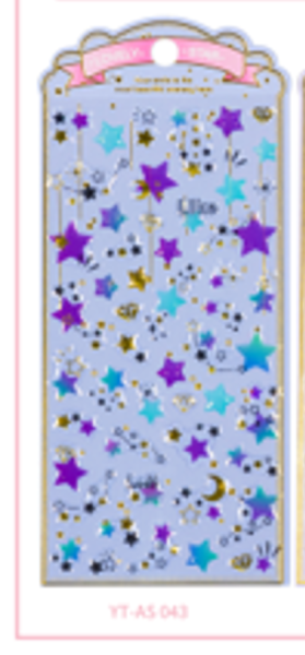 Наклейки "Starry sky" (20,5*9 см) 