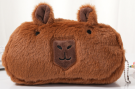 Пенал плюшевый "Serious Capybara", brown (18*9 см)