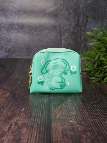 Брелок, кошелёк «Baby bunny flower», green 