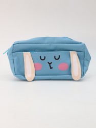 Пенал "My friend bunny", blue (21.5*9.5*4.5 см)