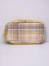 Пенал, косметичка "Plaid", yellow