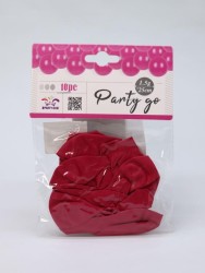 Набор воздушных шаров 10 шт. "Unified joy pack", magenta (25 см)