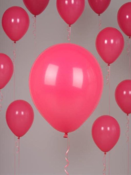 Набор воздушных шаров 10 шт. "Unified joy pack", magenta (25 см) 