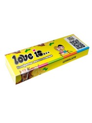 Жевательная конфета "Love is", кола-лимон 24 шт