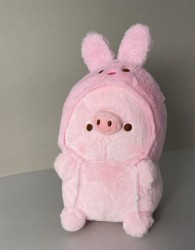 Мягкая игрушка "Pig masquerade", pink, 30 см