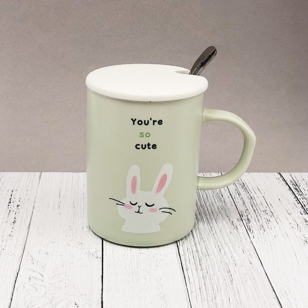 Кружка"You are so cute" (gray) (380ml) 