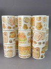 Декоративный скотч "Cute food", mix (4,5см*2м)