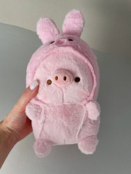 Мягкая игрушка "Bunny hat pig", 20 см