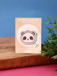 Значок ECO из дерева ECO из дерева Panda love