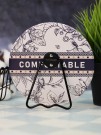 Зеркало настольное "Comfortable", чёрное (15,5*16 см)