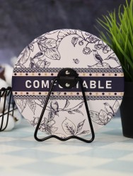 Зеркало настольное "Comfortable", чёрное (15,5*16 см)