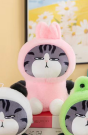 Мягкая игрушка "Cat rabbit", pink, 20-23 см