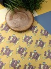 Упаковочная бумага «Teddy», yellow (50*70 см)