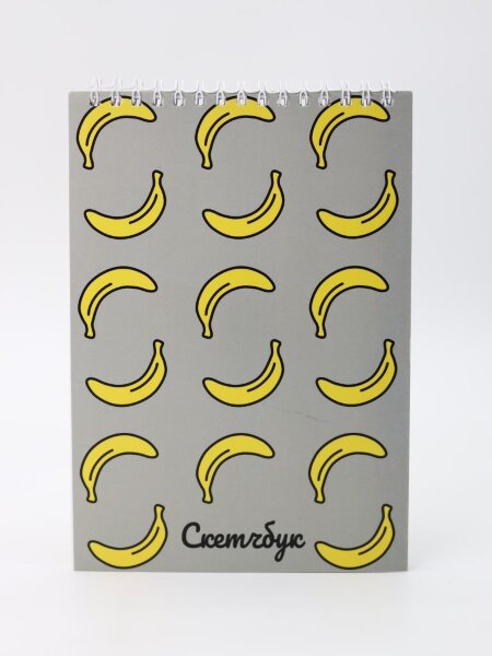 Скетчбук "Banana mood" 14х20 см,  плотность 100 гр 