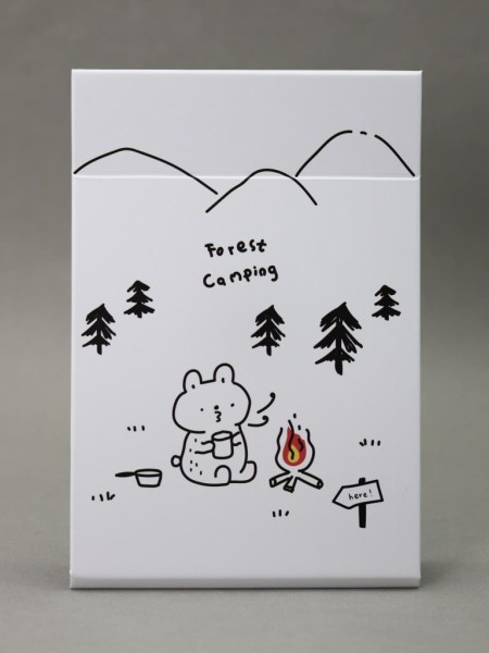 Зеркало "Forest camping", white 