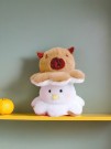 Плюшевый брелок "Two faces", capybara-chicken