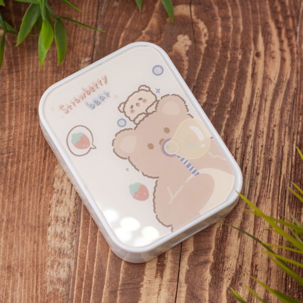 Контейнер для линз "Strawberry big bear" 