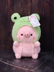 Мягкая игрушка "Pig masquerade", green, 30 см