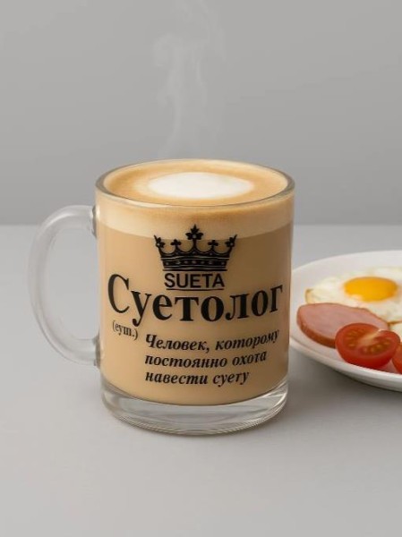Кружка "Суетолог", 320мл 