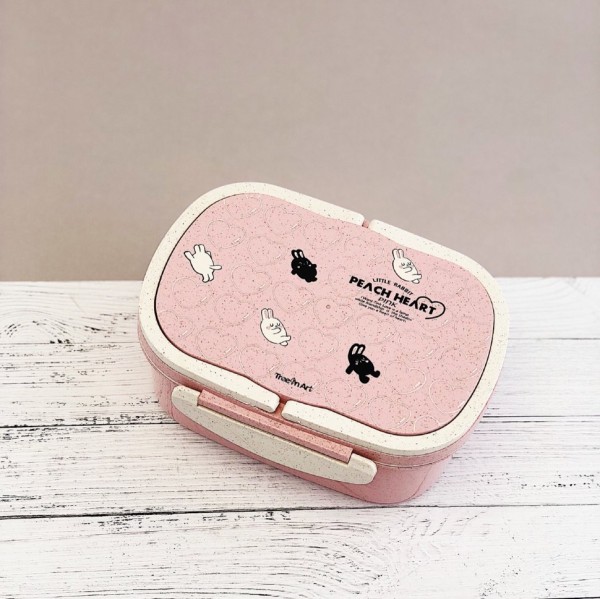 Ланчбокс "Little rabbit", pink 