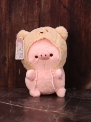 Мягкая игрушка "Bear hat pig", 20 см