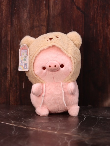 Мягкая игрушка "Bear hat pig", 20 см 