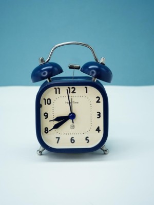 Часы-будильник «Classic square», dark blue