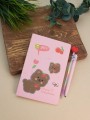 Блокнот (А5) "Cherry bear smile", pink (14.5*21)