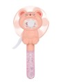 Портативный механический ручной вентилятор «Interesting kitty», pink