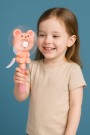 Портативный механический ручной вентилятор «Interesting kitty», pink