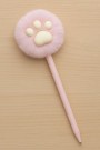 Ручка с помпоном "The foot", pink