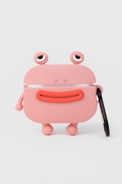 Чехол для AirPods Pro "Lazy frog", pink 
