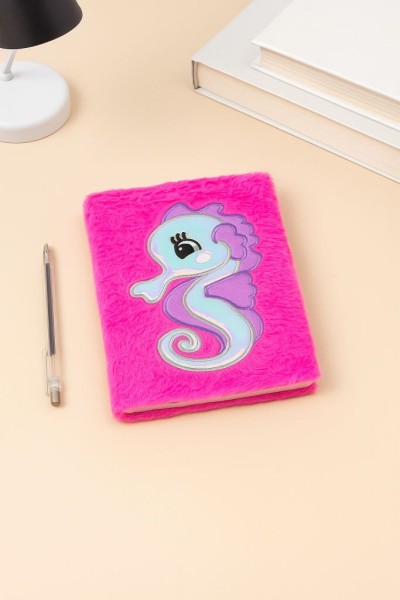 Блокнот плюшевый «Sea horse», , 21,5х15 см, плотность 70 гр. 