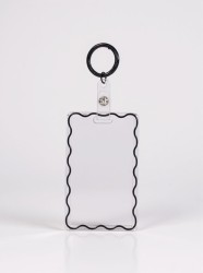Футляр для карт "Wave outline", black