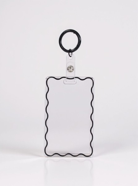 Футляр для карт "Wave outline", black 