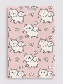 Держатель для карт Аниме «Many white cat» (6,5 х 10,4 см)