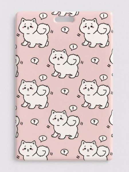 Держатель для карт Аниме «Many white cat» (6,5 х 10,4 см) 