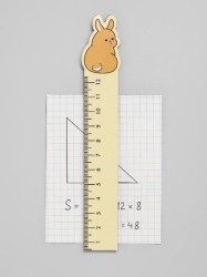 Линейка ECO из дерева Аниме «Hare»