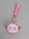 Брелок-кошелёк "Anime kitten", pink (4,5*5 см)